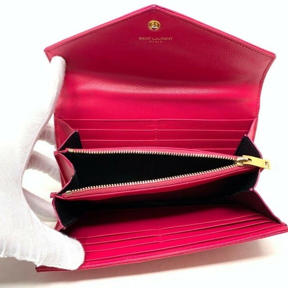 100% Auth SAINT LAURENT PARIS YSL Bifold Wallet - Picture 4 of 8